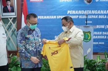 Bank Sumsel Babel sponsori  Muba Babel United