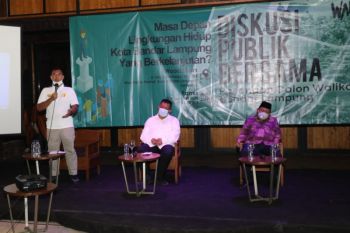 Walhi Lampung gelar diskusi kerusakan lingkungan hidup bersama calon wali kota
