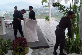 Polda Sulut  lakukan pengamanan debat publik paslon gubernur-wagub