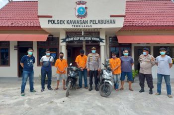 KSKP Tembilahan berhasil bekuk tiga pelaku curanmor