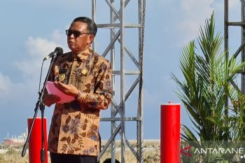 Gubernur bersama Forkopimda Sulsel "groundbreaking" gedung Twin Tower
