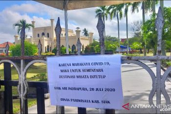 Istana Siak belum buka, wisatawan masih bisa nikmati Tepian Bandar Sungai Jantan