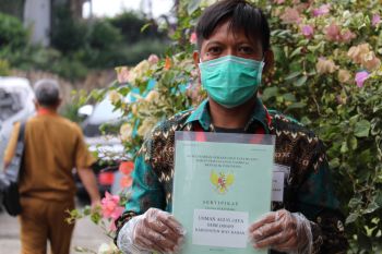 BPN Lampung serahkan 50.000 sertifikat tanah kepada masyarakat