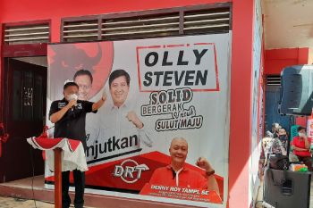 Olly Dondokambey resmikan rumah perjuangan Olly -Steven di Tabukan