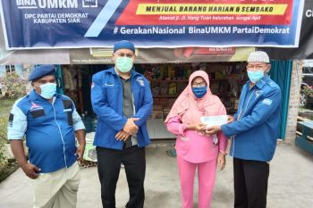 Demokrat Siak bantu 60 UMKM dan WiFi gratis lima kecamatan
