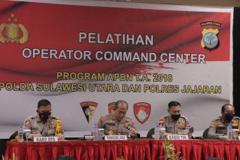 Personel Polda Sulut dapat Pelatihan Operator Command Center