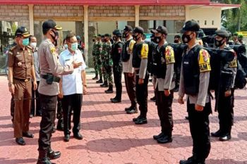 Polres Barut apel kesiapan personel pengamanan TPS Pilkada Kalteng
