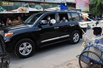 Wali Kota Bandarlampung berkeliling imbau warga terapkan 3M