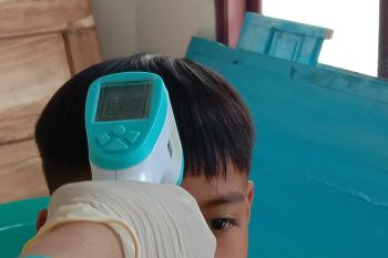 Ruang isolasi pasien COVID-19 di RSUD Sukadana penuh