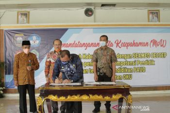 Dinas Pendidikan OKU jalin kerja sama dengan  SEAMEO CECCEP