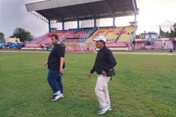 CV Polos Production akan ganti rumput Stadion Haji Agus Salim dengan jenis Dactylon 419