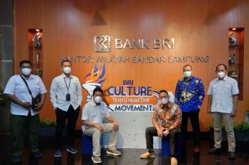 LKBN ANTARA Biro Lampung kunjungi Kanwil BRI Bandarlampung
