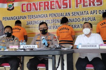 Polisi gagalkan senpi ilegal di Papua Barat dipasok dari Filipina