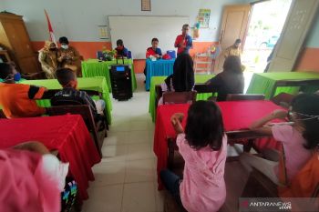 Siswa SD di Parigi Moutong  diberi pemahaman mitigasi bencana