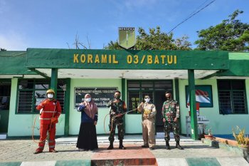 DSLNG - PMI kembali lakukan penyemprotan desinfektan