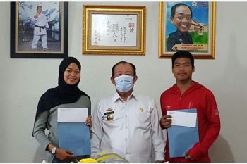 Dua karateka Lampung dipanggil Pelatnas