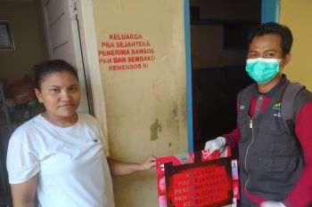 Pelabelan rumah KPM PKH di Kota Mataram capai 30 persen