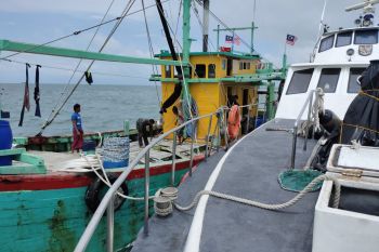 KKP  tangkap satu kapal ikan berbendera Malaysia di Selat Malaka