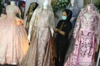 Pameran perlengkapan pernikahan dengan protokol kesehatan