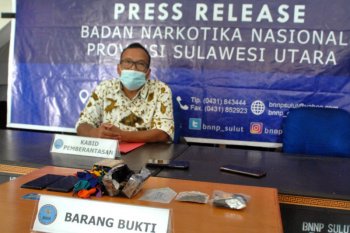 BNN Sulut ringkus dua tersangka beli ganja secara patungan