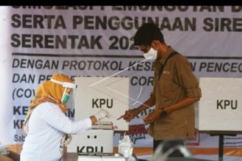KPU Palu gelar simulasi pemungutan suara guna antisipasi kendala pilkada