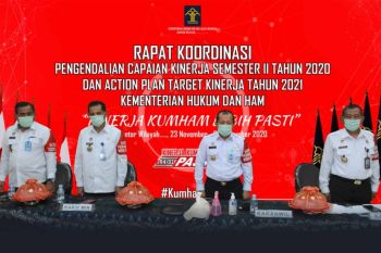 Kemenkumham Sulsel raih predikat terbaik Kinerja Pelaksanaan Anggaran 2020