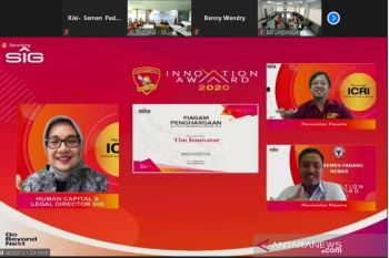 PT Semen Padang raih lima penghargaan pada Anugerah SIG  Innovation  2020