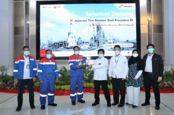 Tenaga ahli KSP tinjau proyek RDMP dan persiapan biorefinery di Pertamina Cilacap