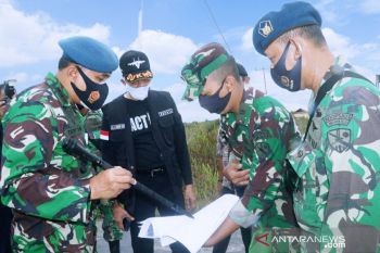 Danlanud RSA tinjau bandara peninggalan Jepang di Subi