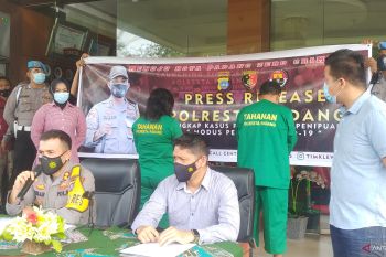 Sudah sepuluh orang lapor ke Polresta Padang, karena jadi korban penipuan berkedok tim Satgas COVID-19