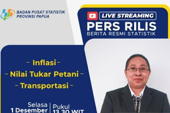 BPS sebut Papua alami inflasi sebesar 0,22 persen
