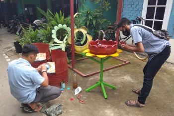 Pertamina RU III ajak masyarakat manfaatkan limbah non-B3 di Kampung Kreasi Palembang