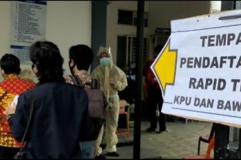 Bawaslu Lampung sebut 185 PTPS reaktif usai menjalani tes cepat