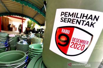 KPU Palangka Raya distribusikan logistik APD untuk TPS