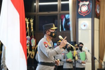 Kapolri Jenderal Pol Idham Azis naikkan pangkat 46 perwira tinggi Polri