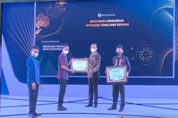 Kabupaten Solok terima penghargaan pelaksana elektronifikasi terbaik periode 2020