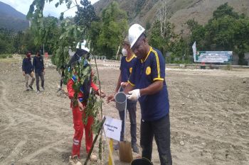 Kementerian PUPR hijaukan kawasan Stadion Lukas Enembe