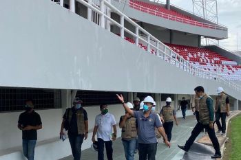 PSSI inspeksi perbaikan venue Piala Dunia di Palembang, beri tenggat Maret 2021