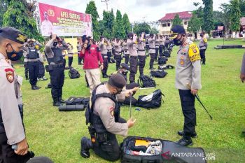 Polres Bartim kawal pendistribusian logistik pilkada