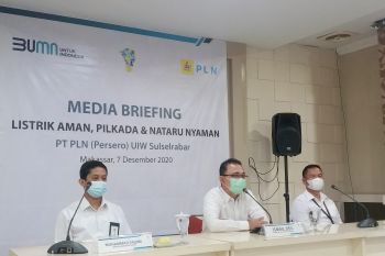 PLN Sulselrabar siagakan 2.555 personil kawal Pilkada 2020