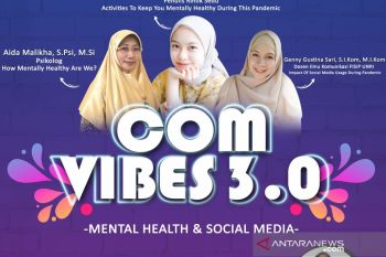 EO Entertainment Ilmu Komunikasi FISIP Universitas Riau gelar Webinar "Mental Health &amp; Social Media"