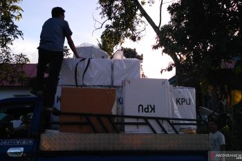 KPU gunakan tiga timpek distribusikan logistik ke daerah sulit