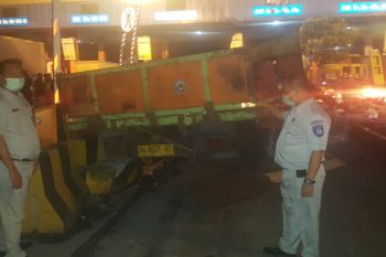 Jaharja Lampung jamin kecelakaan lalulintas di Tolgate Bakauheni