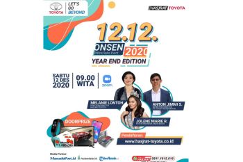 Hasrat Toyota hadirkan Online Sales Event 12.21 Year end Edition