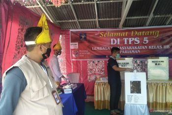 TPS Lapas Pariaman berdekorasi khas Minang semarakkan Pilkada Sumbar