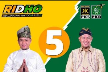 Ridho unggul di dua TPS di Jalan Rahmad