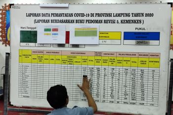 Pasien positif COVID-19 di Lampung tambah 73 kasus