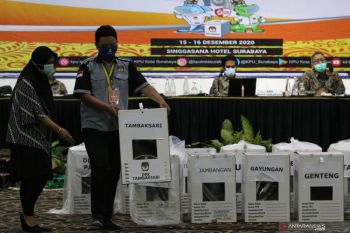 KPU tunda pengumuman hasil rekapitulasi Pilkada Surabaya