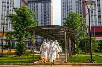 Tempat tidur RSD Wisma Atlet pasien COVID-19 terisi 72,17 persen pada 15 Desember 2020