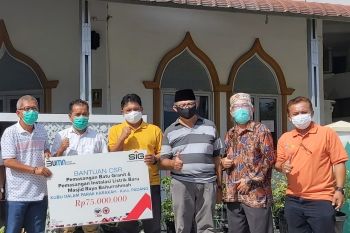 PT Semen Padang salurkan bantuan  SIG  Rp550 juta untuk masyarakat Sumbar